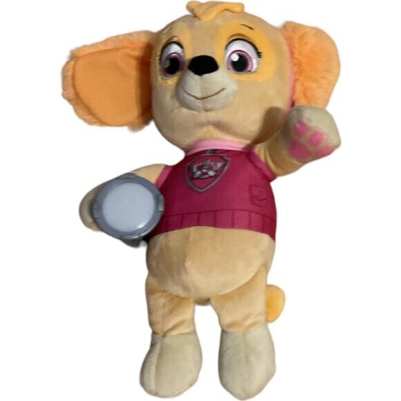 ️Paw Patrol Snuggle Up Skye Plush with Flashlight and Sounds Tested Works 12" - Picture 3 of 7
